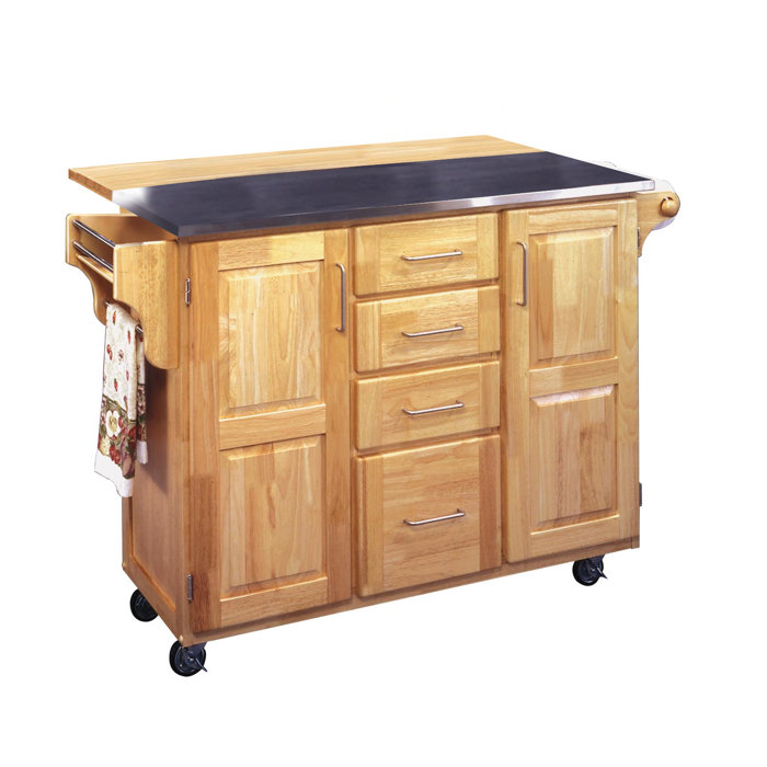 Red Barrel Studio® Kinch Metal Kitchen Cart & Reviews Wayfair